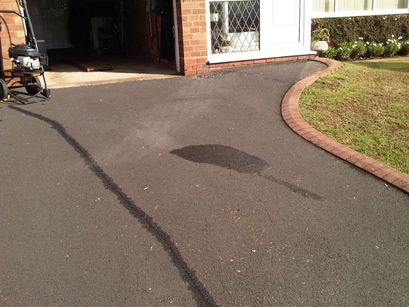 Tarmac Before Cleaning and Sealing Tarmac Before Cleaning and Sealing