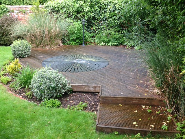 Ornate Decking Before Cleaning