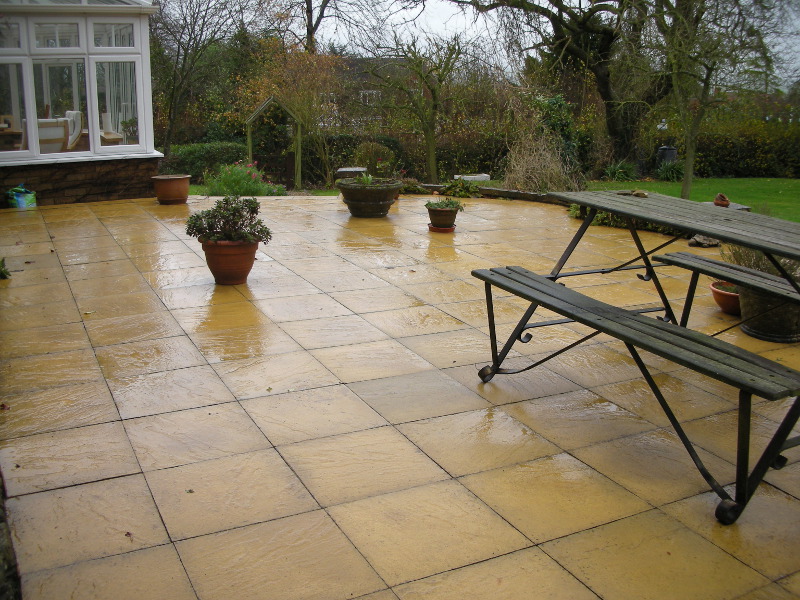 Patio After Cleaning & Sealing