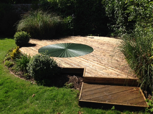 Ornate Decking After Cleaning