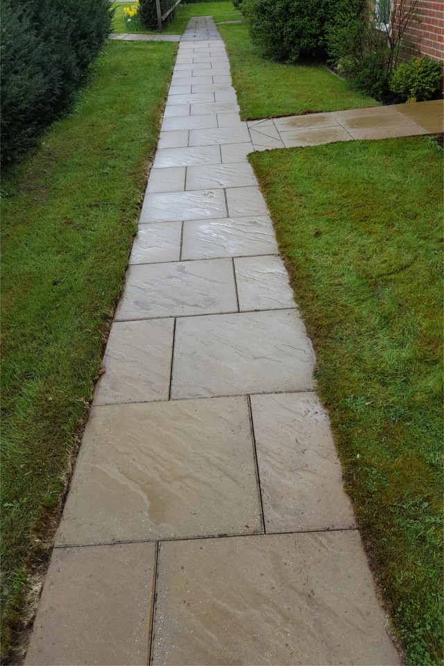 Garden Path After Cleaning